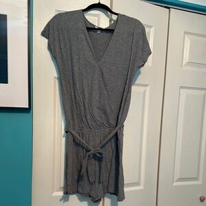 Time and‎ Tru Heather Gray Romper